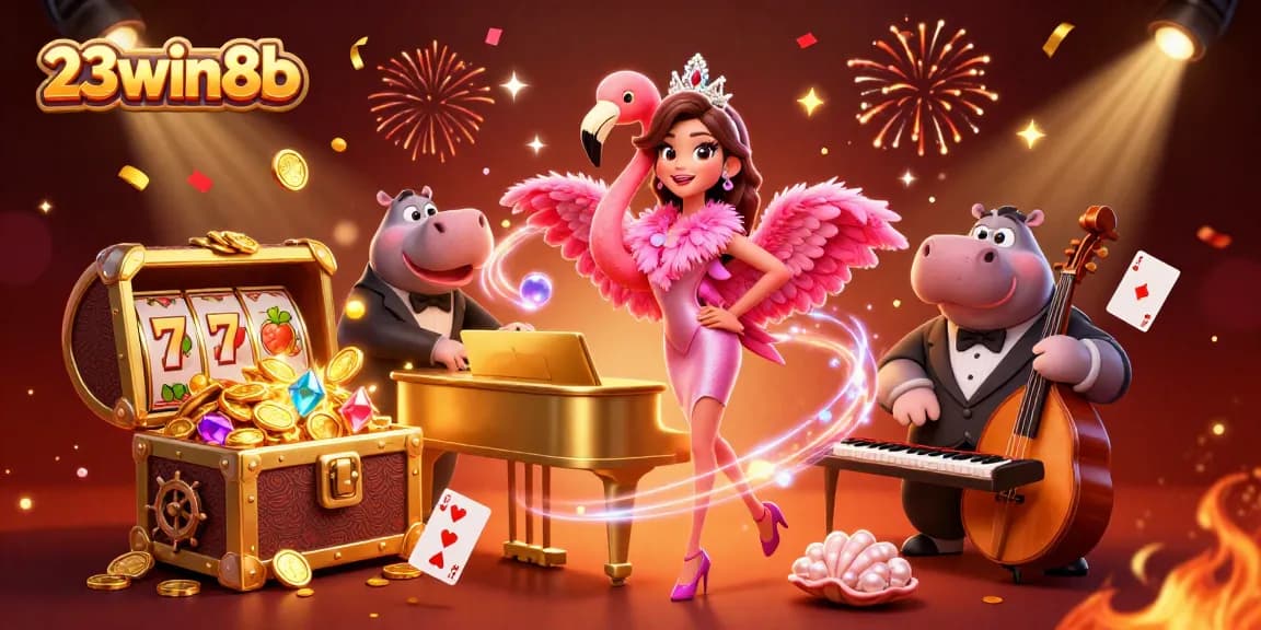 Experience thrilling wins at 23win8b with vibrant cartoon casino elements and dynamic gameplay.