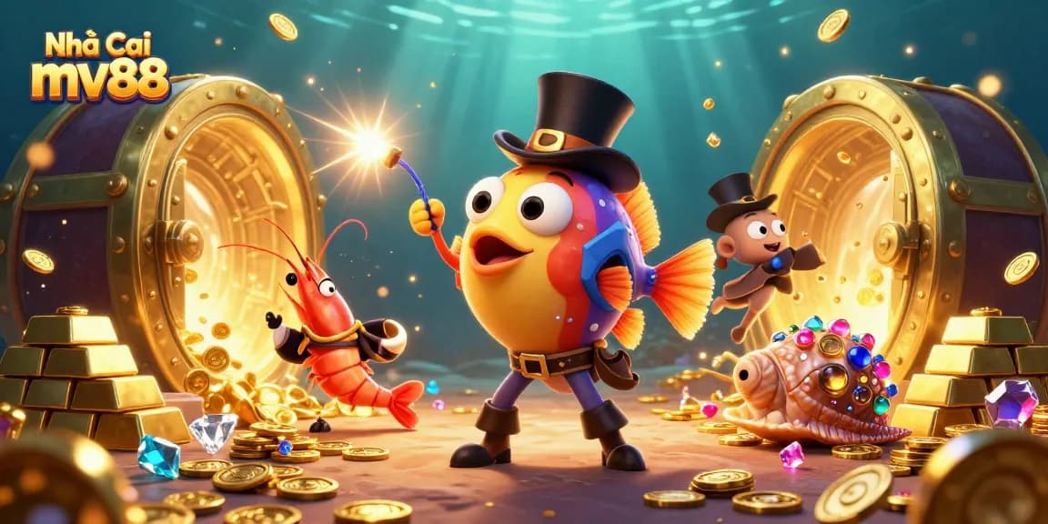 Engage with Nhà cái mv88 while winning gold coins in an exciting underwater casino adventure.