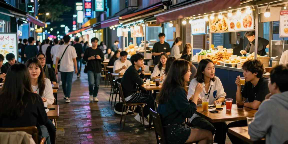 퀸알바 관련 강남의 활기찬 나이트라이프 풍경