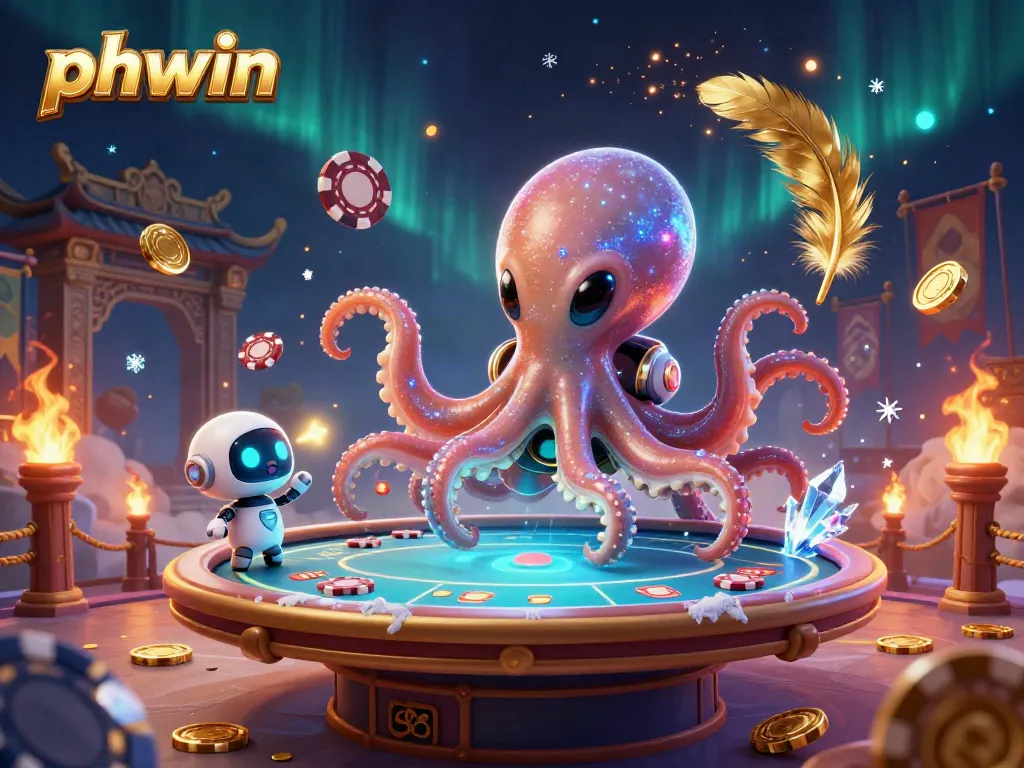Engage in thrilling session at PHWIN with a lively illustration of gaming excitement.