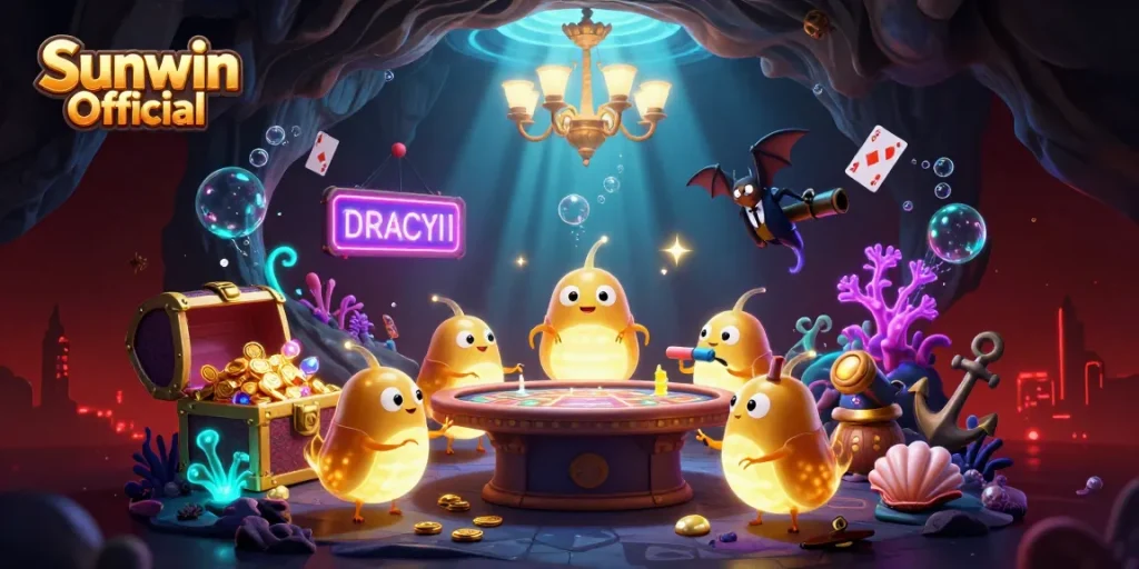 Lighting up the casino atmosphere, Sunwin Official features bioluminescent glowworms and a bat dealer.