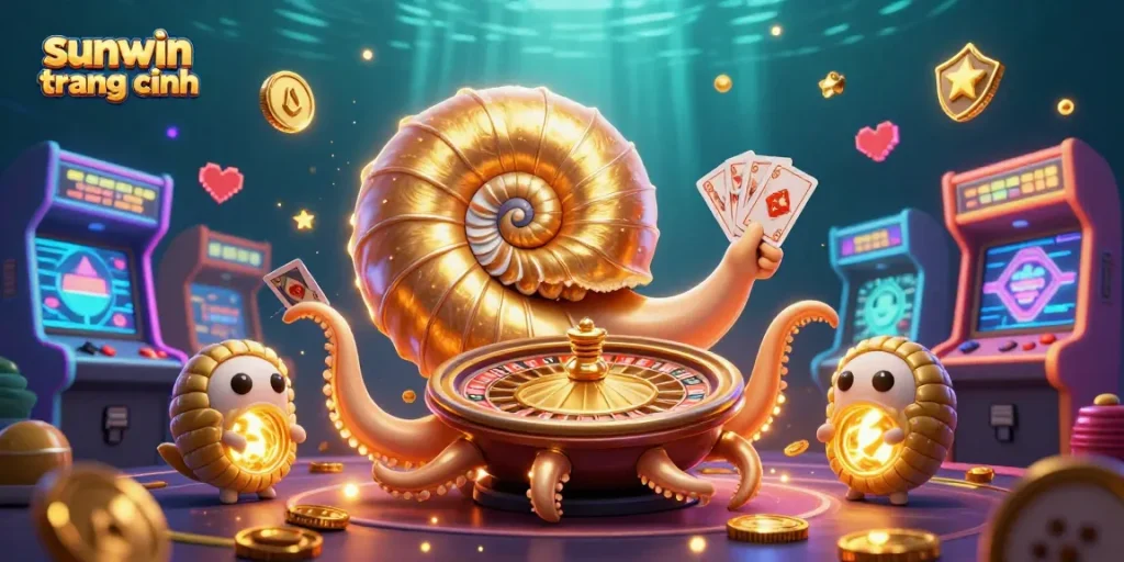 Experience the thrill of gaming at sunwin trang chính featuring vibrant casino elements and immersive 3D characters.