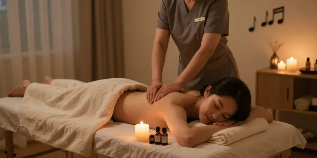 Experience premium 성남출장마사지 in a tranquil home setting with professional service.